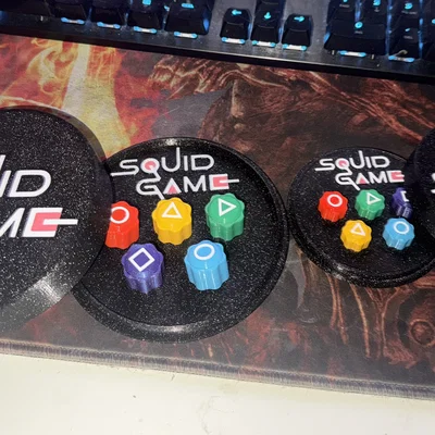 Bộ trò chơi Gonggi phong cách Squid Game độc đáo cho dân in 3D