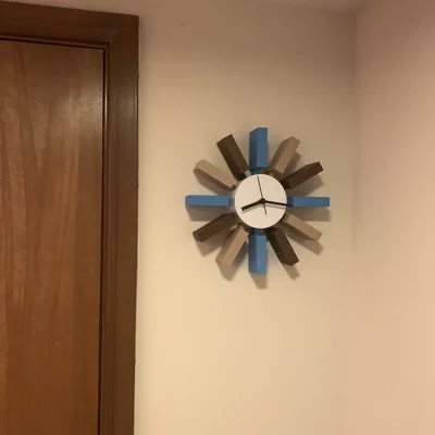 George Nelson Block Clock: Mẫu đồng hồ cổ điển phong cách Mid-Century Modern