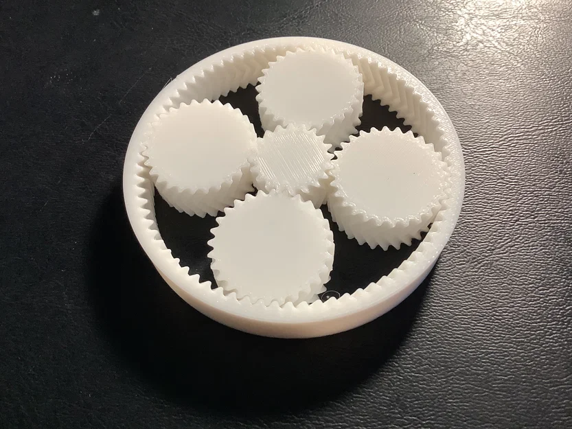 Fidget Spinner bánh răng hành tinh in 3D siêu mượt - Image 1