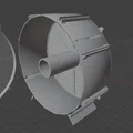 Hộp đựng sợi in 3D dạng tròn (Filament Box) - Thumbnail 1