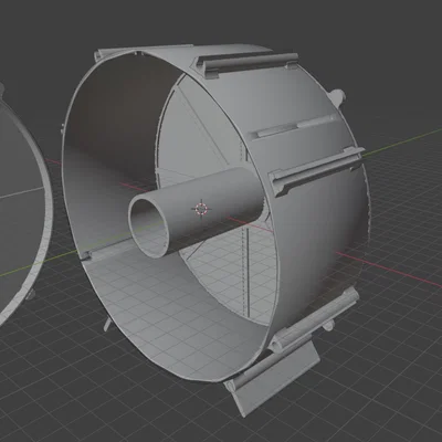 Hộp đựng sợi in 3D dạng tròn (Filament Box)