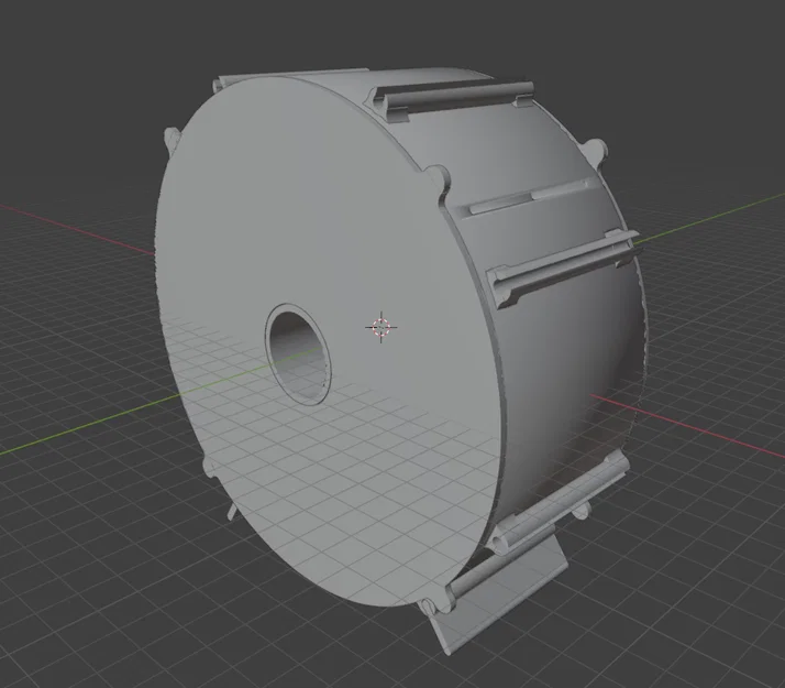 Hộp đựng sợi in 3D dạng tròn (Filament Box) - Image 2