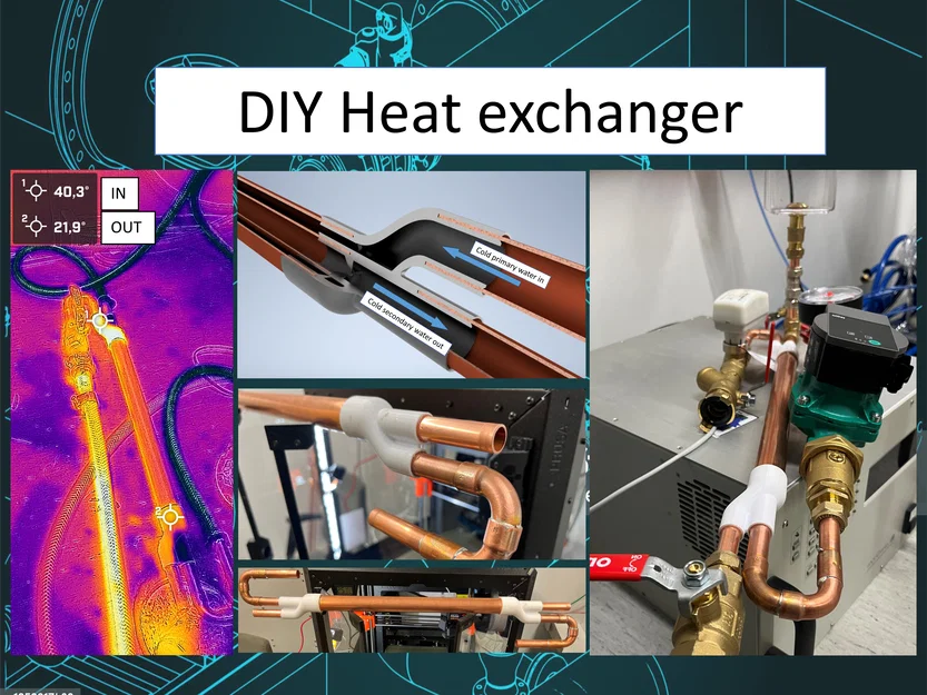 Tự làm bộ trao đổi nhiệt nước-nước (DIY Water to water heat exchanger) - Image 1