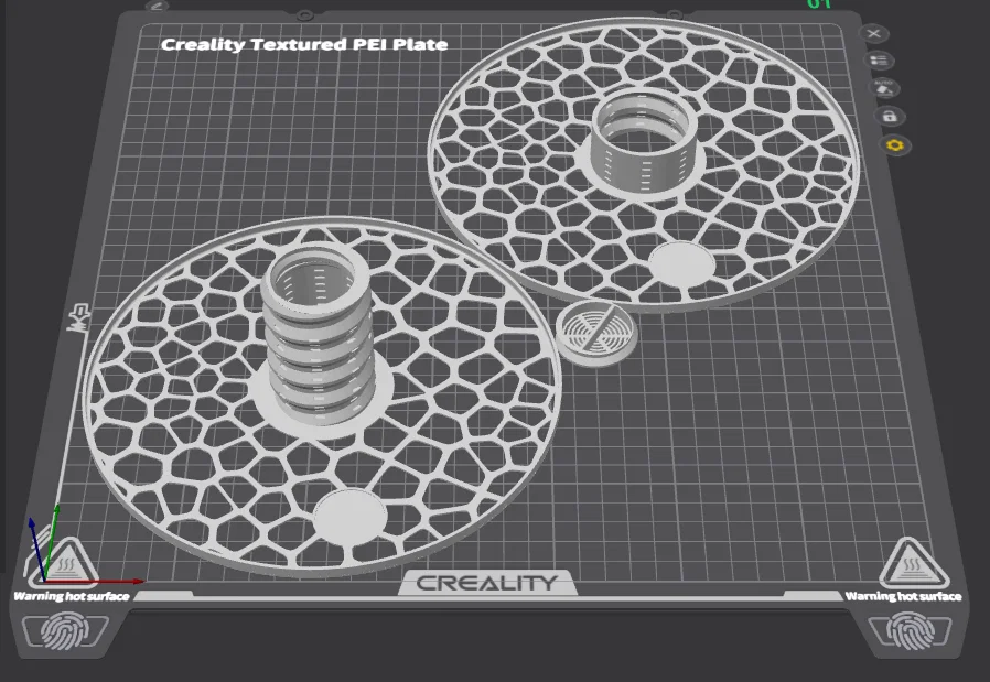 Bộ chuyển đổi cuộn giấy Creality CFS Slim kèm khay hút ẩm và đế gắn tag RFID - Image 1