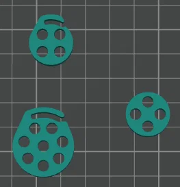 Bộ kẹp cố định ống PTFE và dây cáp cho máy in 3D đa màu - Image 1