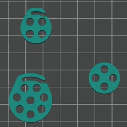 Bộ kẹp cố định ống PTFE và dây cáp cho máy in 3D đa màu