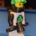 Mô hình Classic Space Blacktron 2 Brick MegaFigures (Tỉ lệ 5:1) - Thumbnail 3