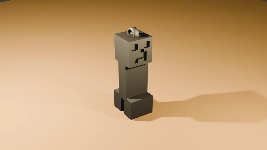 Móc khóa Minecraft Creeper - Image 1