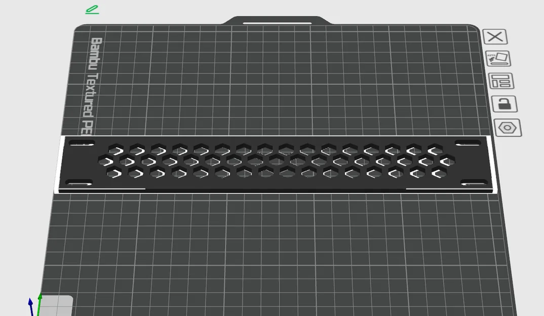 Tấm chắn 2U lỗ tổ ong 10-inch cho DeskPi Rackmate T1 T0 T2 - Image 1