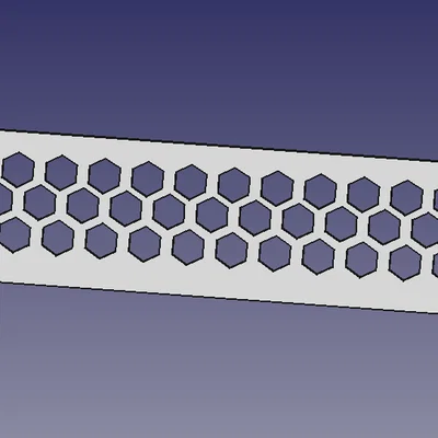 Tấm chắn 2U lỗ tổ ong 10-inch cho DeskPi Rackmate T1 T0 T2