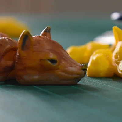 Móc khóa Cáo khớp nối linh hoạt (Fox Articulated KeyChain)