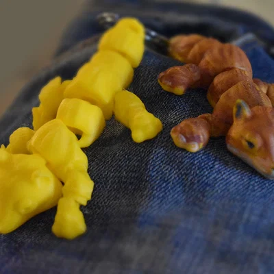 Móc khóa Cáo khớp nối linh hoạt (Fox Articulated KeyChain)