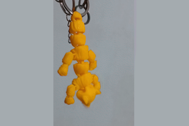 Móc khóa Cáo khớp nối linh hoạt (Fox Articulated KeyChain) - Thumbnail 4