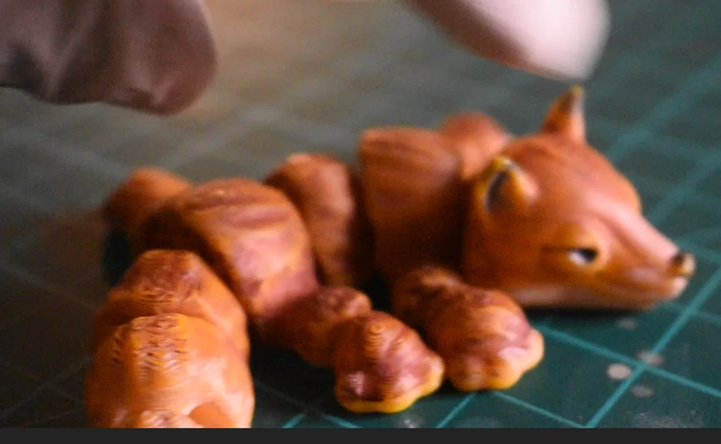 Móc khóa Cáo khớp nối linh hoạt (Fox Articulated KeyChain) - Image 6