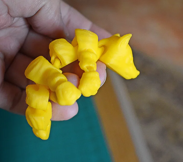 Móc khóa Cáo khớp nối linh hoạt (Fox Articulated KeyChain) - Image 9