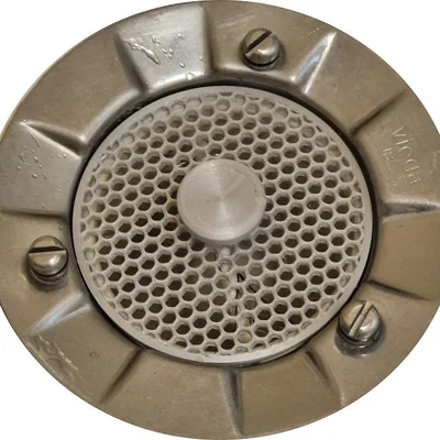Dụng cụ chặn tóc cho lỗ thoát nước sàn (⌀70mm) tương thích Viega Tempoplex