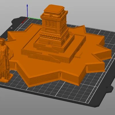 Mô hình 3D Tượng Nữ thần Tự do cực chi tiết cho người đam mê