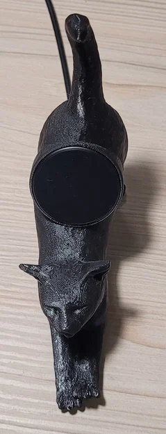 Đế sạc Galaxy Watch 2/3/4/5/6/7/8/Ultra - Mẫu chú mèo vươn vai - Image 3