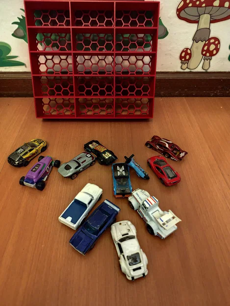 Kệ lưu trữ hoặc trưng bày cho 15 xe mô hình Hot Wheels - Image 1