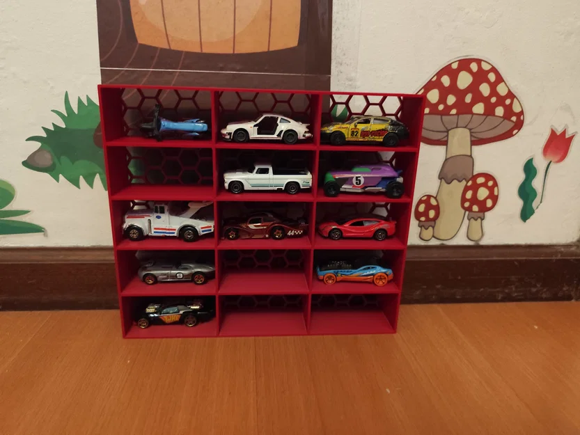 Kệ lưu trữ hoặc trưng bày cho 15 xe mô hình Hot Wheels - Image 3