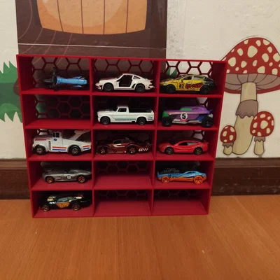 Kệ lưu trữ hoặc trưng bày cho 15 xe mô hình Hot Wheels