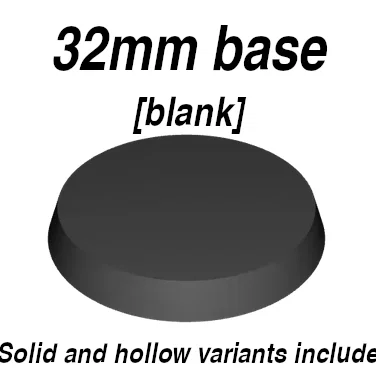 Đế mô hình 32mm trống [Bản đặc và rỗng]