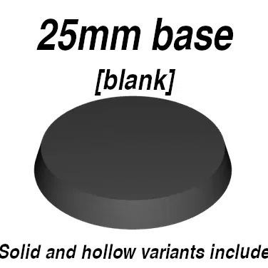 Đế mini 25mm trống [Bản đặc và rỗng]