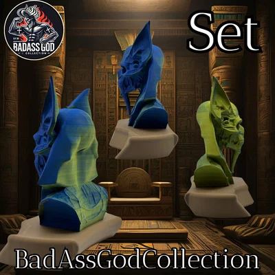 Mô hình Đầu lâu thần Set - Set Skull Model