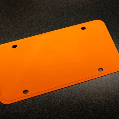 Mẫu biển số xe kiểu Mỹ (US License Plate) tự tùy chỉnh bằng in 3D