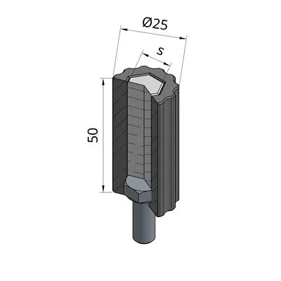 Núm Vặn Cho Ốc Lục Giác (Hex Bolt Knob)