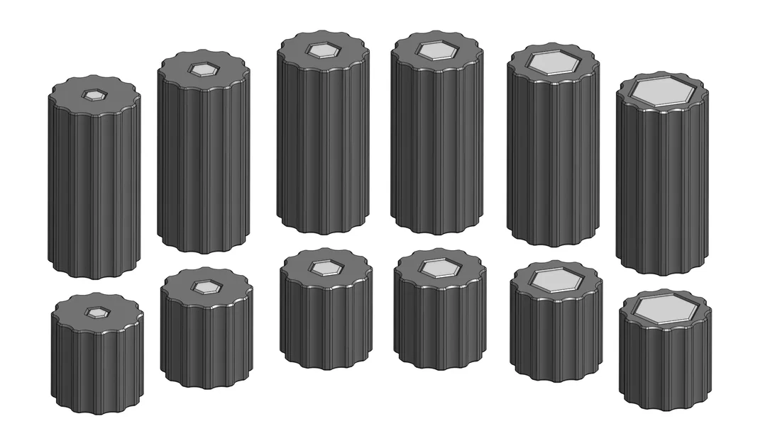 Núm Vặn Cho Ốc Lục Giác (Hex Bolt Knob) - Image 3