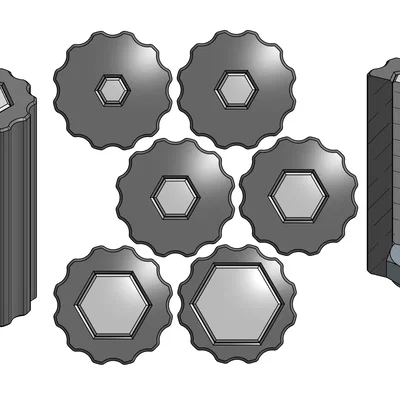 Núm Vặn Cho Ốc Lục Giác (Hex Bolt Knob)