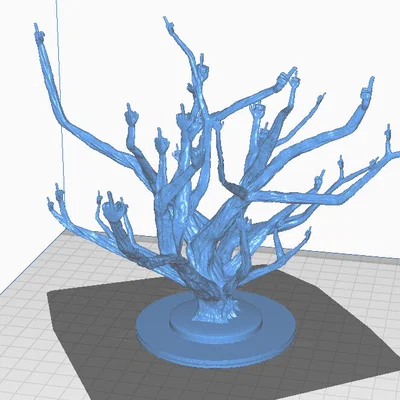 Mô hình trang trí độc lạ Middle Finger Tree in 3D