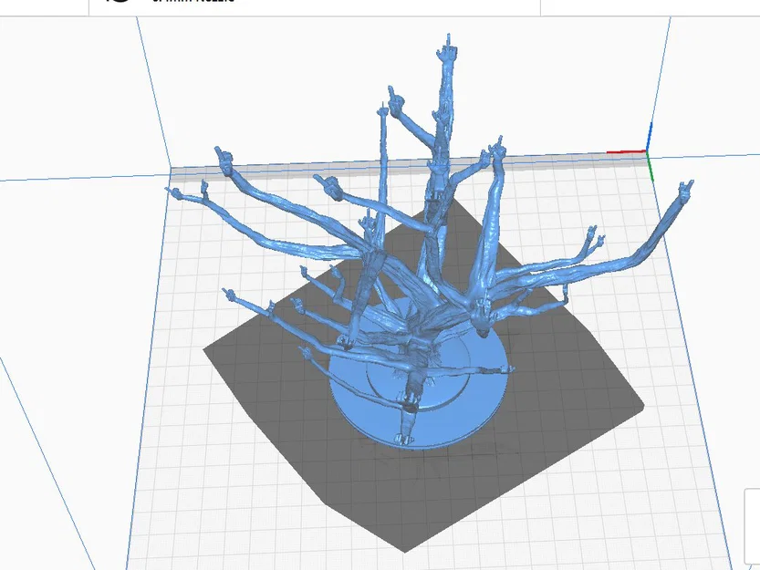 Mô hình trang trí độc lạ Middle Finger Tree in 3D - Image 2
