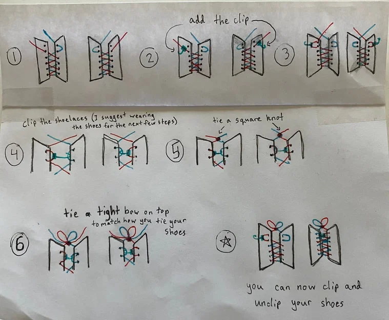 Kẹp Cố Định Dây Giày (Shoelace Clip) - Image 10