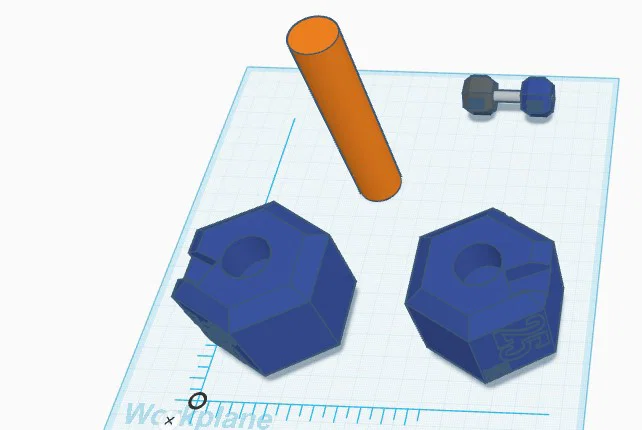 Giá đỡ danh thiếp hình quả tạ độc đáo cho bàn làm việc - Image 1