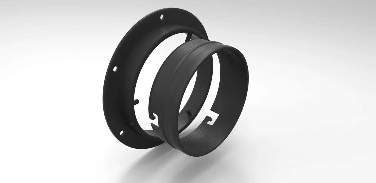 Khớp nối nhanh có mặt bích - Đầu chuyển ống thông gió - Image 1