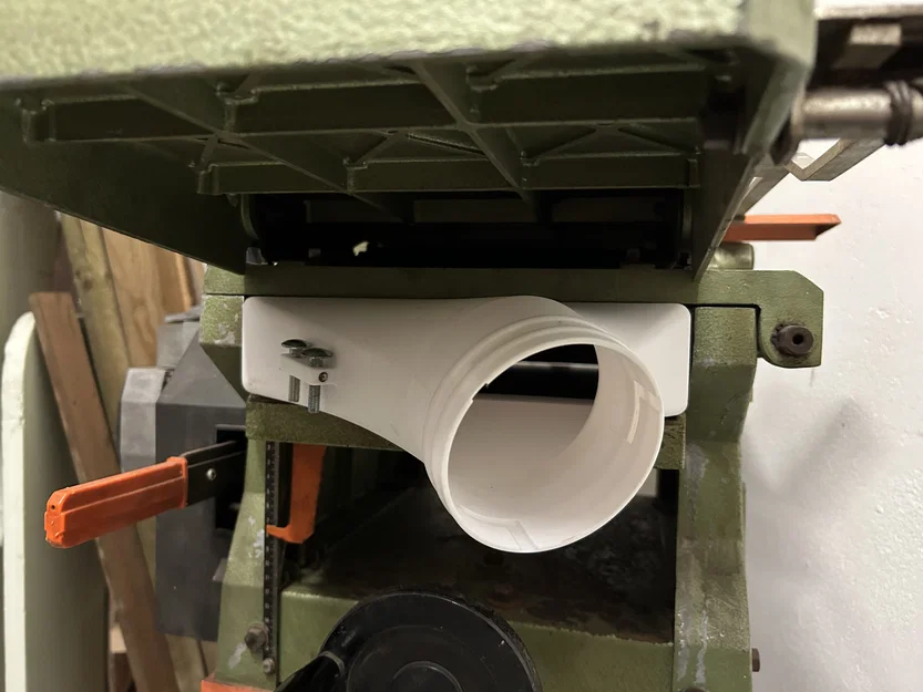 [Cải tiến] Bộ chuyển đổi hút bụi Dewalt DW1150/DW50 Jointer/Planer cho ống 100mm - Image 2