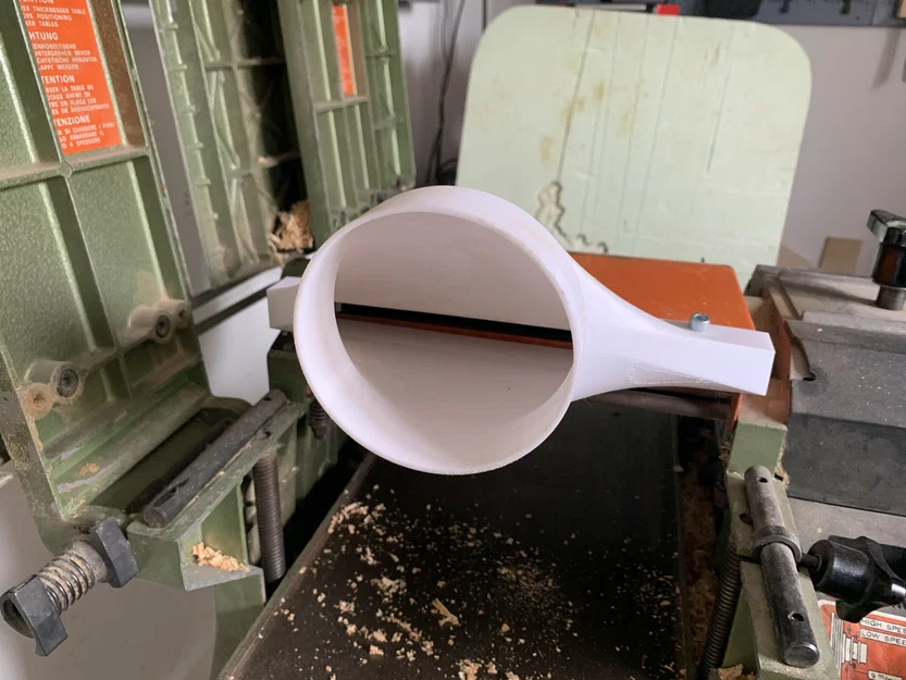 [Cải tiến] Bộ chuyển đổi hút bụi Dewalt DW1150/DW50 Jointer/Planer cho ống 100mm - Image 9