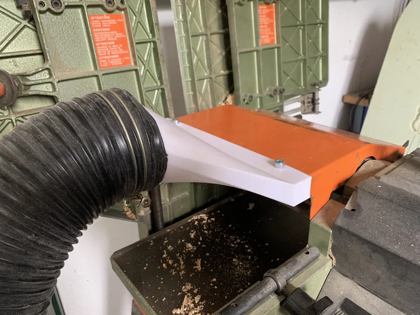 [Cải tiến] Bộ chuyển đổi hút bụi Dewalt DW1150/DW50 Jointer/Planer cho ống 100mm - Image 10