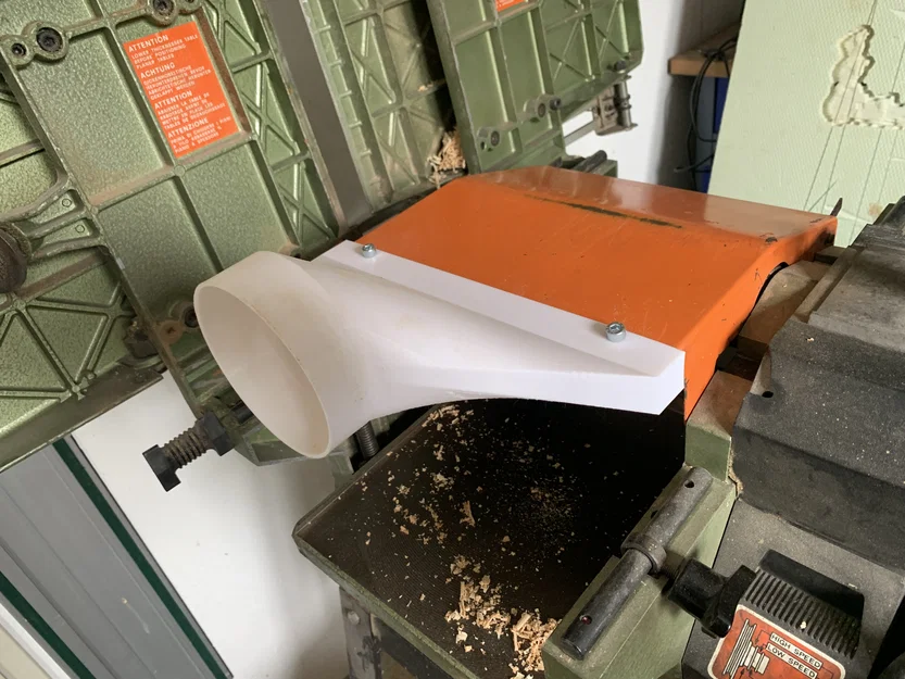 [Cải tiến] Bộ chuyển đổi hút bụi Dewalt DW1150/DW50 Jointer/Planer cho ống 100mm - Image 11