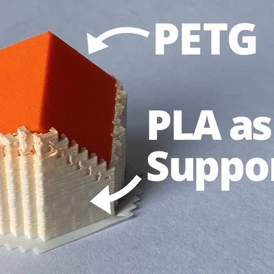 Sử dụng PLA/PETG làm Support