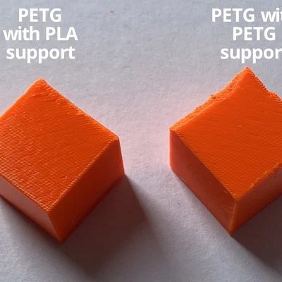 Sử dụng PLA/PETG làm Support