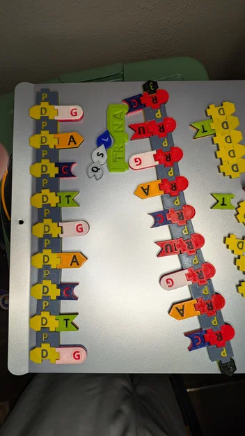 Magnetic DNA / RNA Tiles (Bộ gạch từ tính DNA / RNA) - Image 2