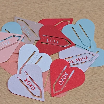 Kẹp sách 3D hình trái tim Valentines: Quà tặng ý nghĩa cho bạn bè