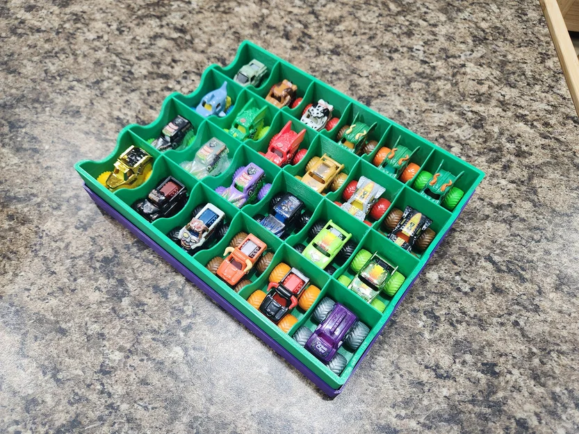 Khay lưu trữ xe Monster Jam Mini (x24) - Image 1