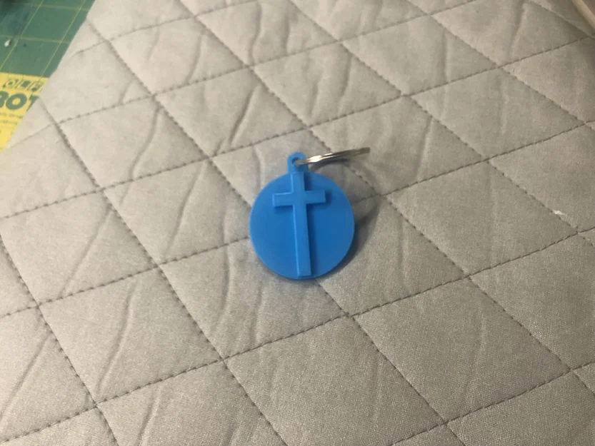 Móc khóa hình thập tự giá in 3D - Món quà đức tin ý nghĩa - Image 1