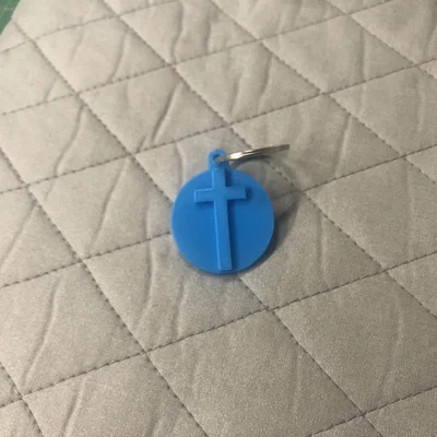 Móc khóa hình thập tự giá in 3D - Món quà đức tin ý nghĩa