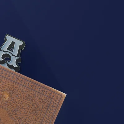 Thẻ đánh dấu trang sách (Bookmark) chữ cái 3D cá nhân hóa độc đáo