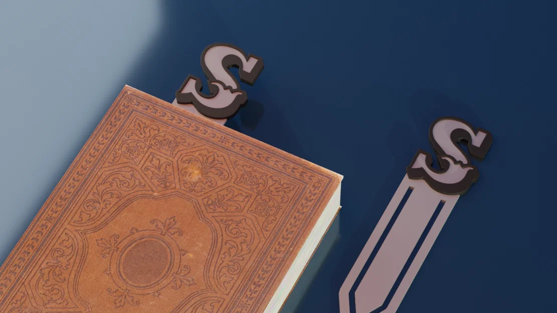 Thẻ đánh dấu trang sách (Bookmark) chữ cái 3D cá nhân hóa độc đáo - Image 2